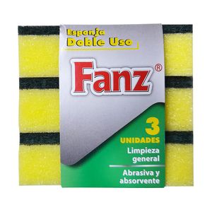 Esponja FANZ doble uso x3 unds