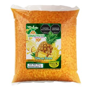 Piña DINALFRUT'S en trocitos x500 g