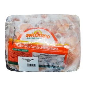 Medio pollo campesino AVICAMPO amarillo peso variable