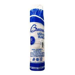 Vaso cartón BARVAL blanco 4 onzas x50 unds