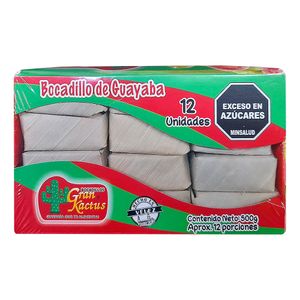 Bocadillos GRAN KACTUS tradicional 12 unds x500 g
