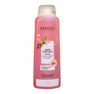 Jabón líquido corporal AMATIC hidratación frutal x750 ml
