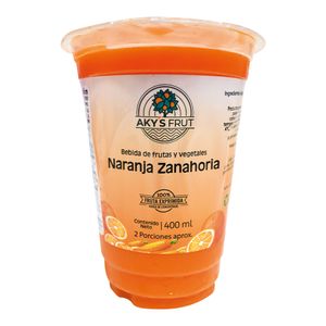 Jugo AKY'S FRUT naranja zanahoria x400 ml