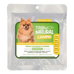 Alimento húmedo para perro TRIBU natural campo x300 g
