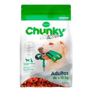 Alimento para perro CHUNKY vida activa x1500 g