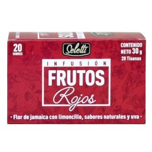 Infusion Seletti * 20 Unidades Frutos Rojos 30 gr