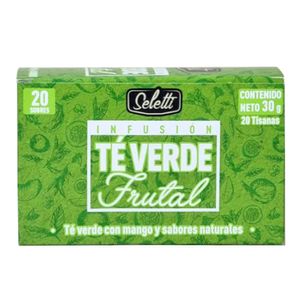 Te Seletti * 20 Unidades Verde Frutal 30 gr