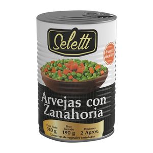 Arveja zanahoria SELETTI x190 g