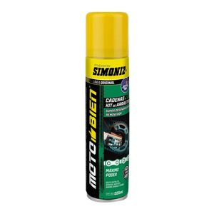 Limpiador desengrasante SIMONIZ moto bien cadenas x220 ml