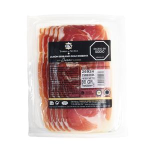 Jamón TORRE DE NUÑEZ serrano x80 g