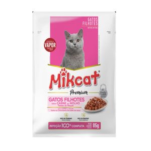 Alimento humedo MIKCAT cachorro carne x85 g