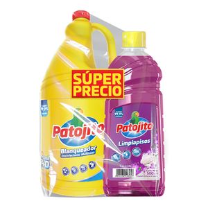 Blanqueador PATOJITO x1800 ml + limpia pisos x500 ml