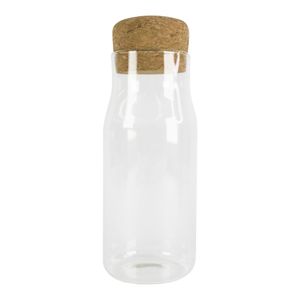 Tarro OLALA de almacenamiento de vidrio con tapa de corcho sk-7189