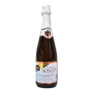 Champaña blanca CAVAS DEL BOSQUE sin alcohol x750 ml