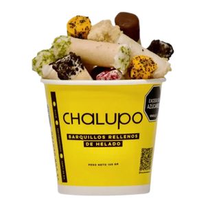 Barquillos mini CHALUPO rellenos de helado x165 g