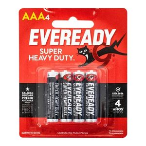 Pila EVEREADY AAA 4 unds