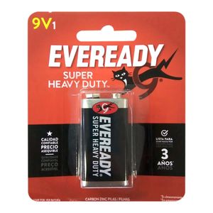 Pila EVEREADY cuadrada 9v unidad