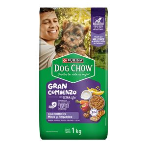 Alimento para perro DOG CHOW cachorros minis pequeños x1000 g