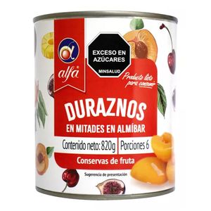 Duraznos ALFA mitades x470 g