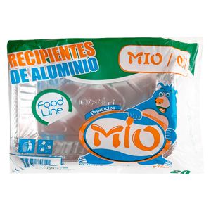 Molde de aluminio MIO x20 unds