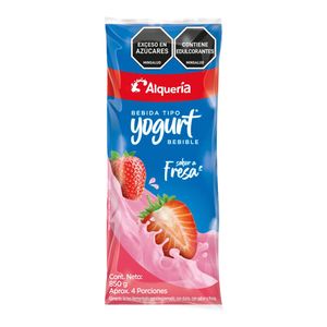 Bebida tipo yogurt ALQUERIA fresa x850 g