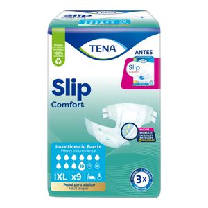 Pañal TENA basic extra large x9 unds