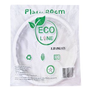 Plato STAR pando 20 cm x20 unds