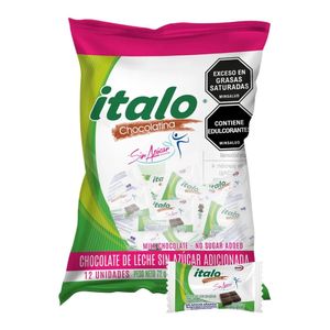 Chocolatina ITALO sin azúcar x72 g