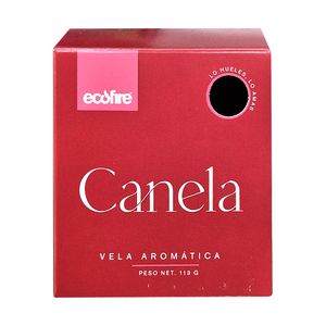 Vela ECOFIRE aromática canela