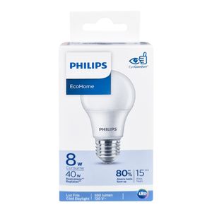 Bombillo PHILIPS 8W ecohome led