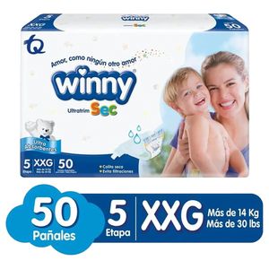Pañal WINNY ultratrim sec etapa 5 x50 unds