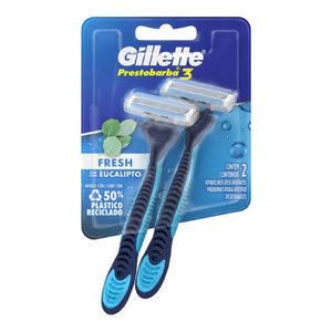 Máquina para afeitar GILLETTE prestobarba 3 cool x2 unds