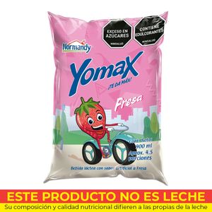Bebida láctea YOMAX fresa x900 ml