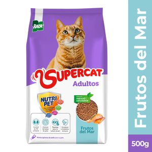 Alimento para gato SUPERCAT frutos del mar x500 g