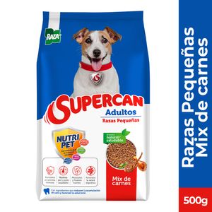 Alimento para perro SUPERCAN razas pequeñas x500 g