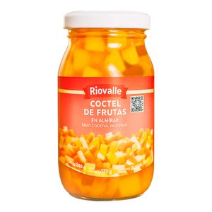 Coctel de frutas en almíbar RIOVALLE x170 g
