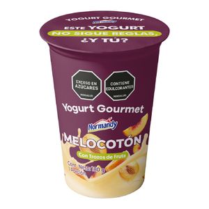 Yogurt NORMANDY gourmet melocotón x180 g