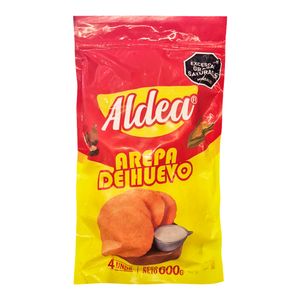 Arepa LA ALDEA huevo 4 unds x150 g c/u