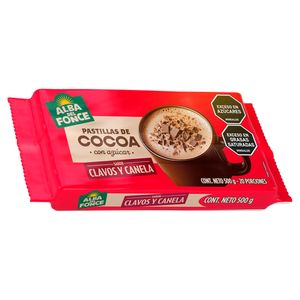 Cocoa ALBA DEL FONCE clavos y canela x500 g