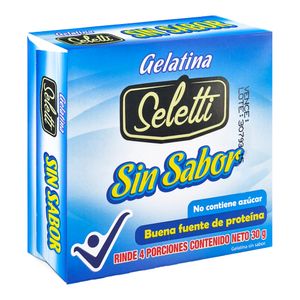 Gelatina SELETTI sin sabor x30 g