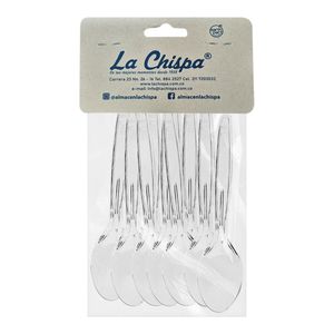 Cuchara LA CHISPA desechable pequeña x20 unds