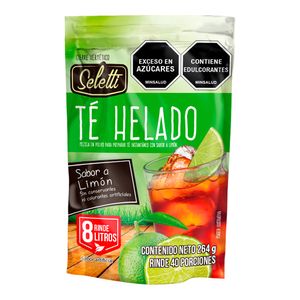 Té SELETTI limón baja en calorías x264 g