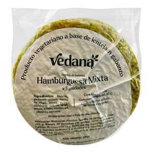 Hamburguesa VEDANA mixta x500 g