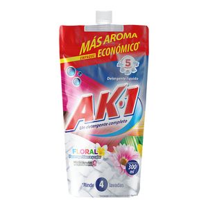 Detergente liquido AK-1 floral x300 ml
