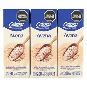 Avena CELEMA uht 3 unds x200 ml c/u