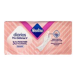 Protectores NOSOTRAS diarios pro defense x30 unds