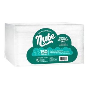 Toalla de manos NUBE blanca en Z x150 unds