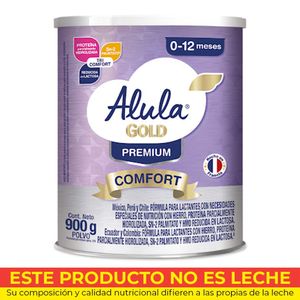 Formula infantil ALULA GOLD 0 - 12 meses comfort premium x900 g