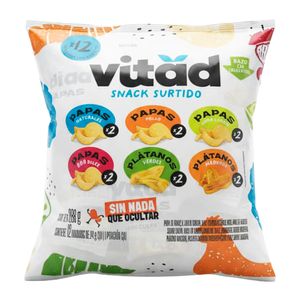 Snack VITAD surtido 12 unds x24 g c/u