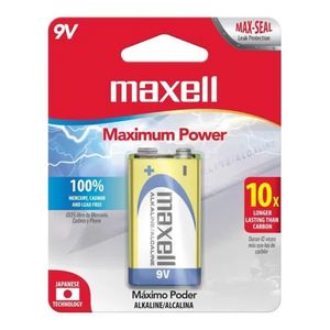 Pila MAXELL alcalina 9V
